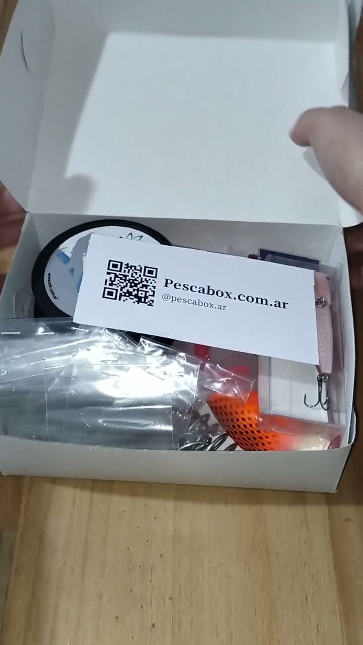 Video de unboxing de Pescabox